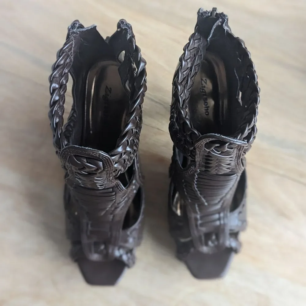 Zigi Soho Magdalena Braided Platform Sandal 8